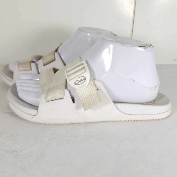 Chaco Women's Lowdown US7 EU38 White Strappy Outdoor Sports Slide Sandals Shoes - Picture 2 of 14